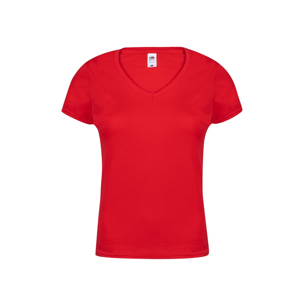 Frauen Farbe T-Shirt Iconic V-Neck