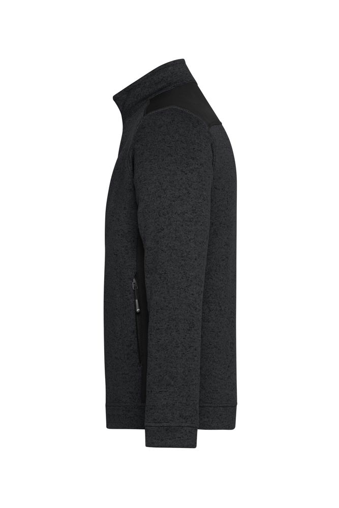 Men's Knitted Workwear Fleece Jacket - STRONG -