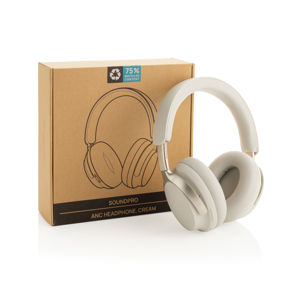 Soundpro ANC Kopfhörer aus RCS rec. Kunststoff