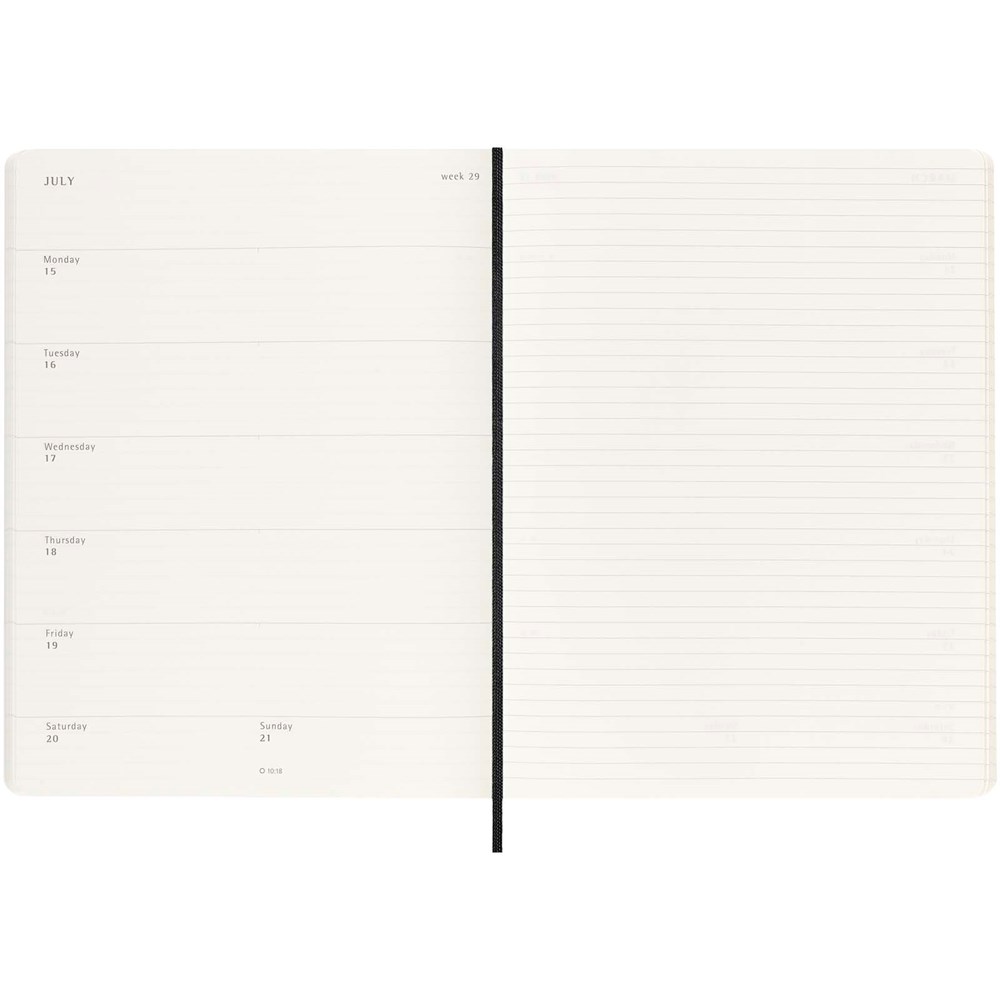 Moleskine Softcover 12 Monate Wochenkalender XL