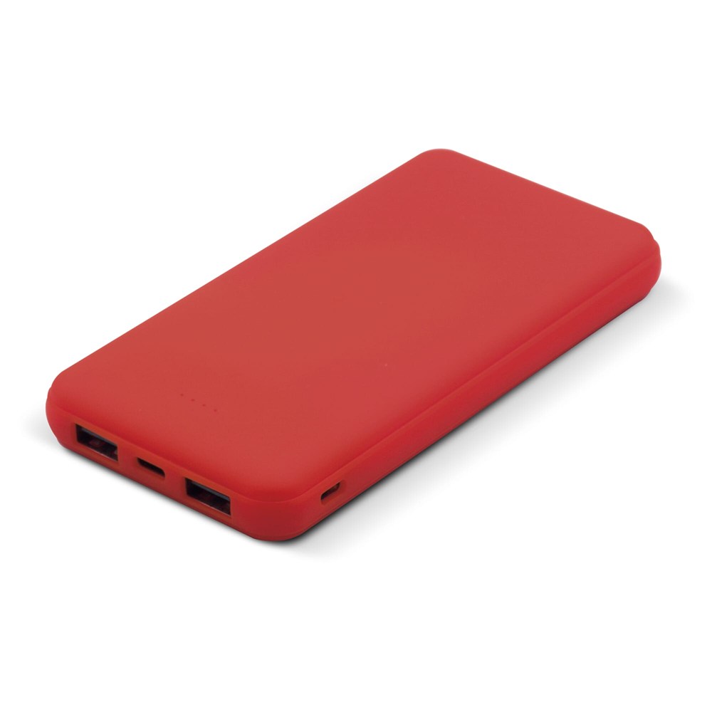 Elite Softtouch-Edition Powerbank 8000mAh - Rot