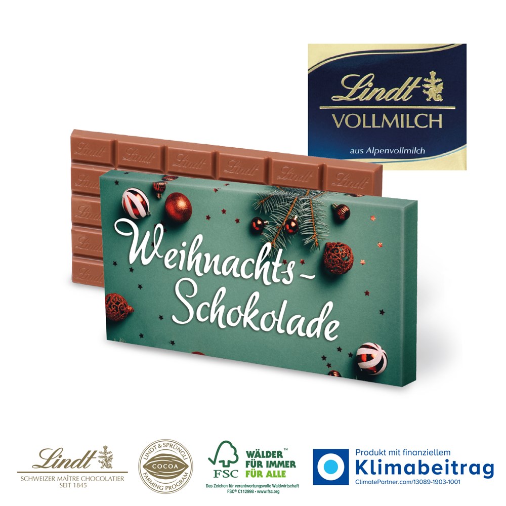 Premium Schokolade von Lindt, 100 g