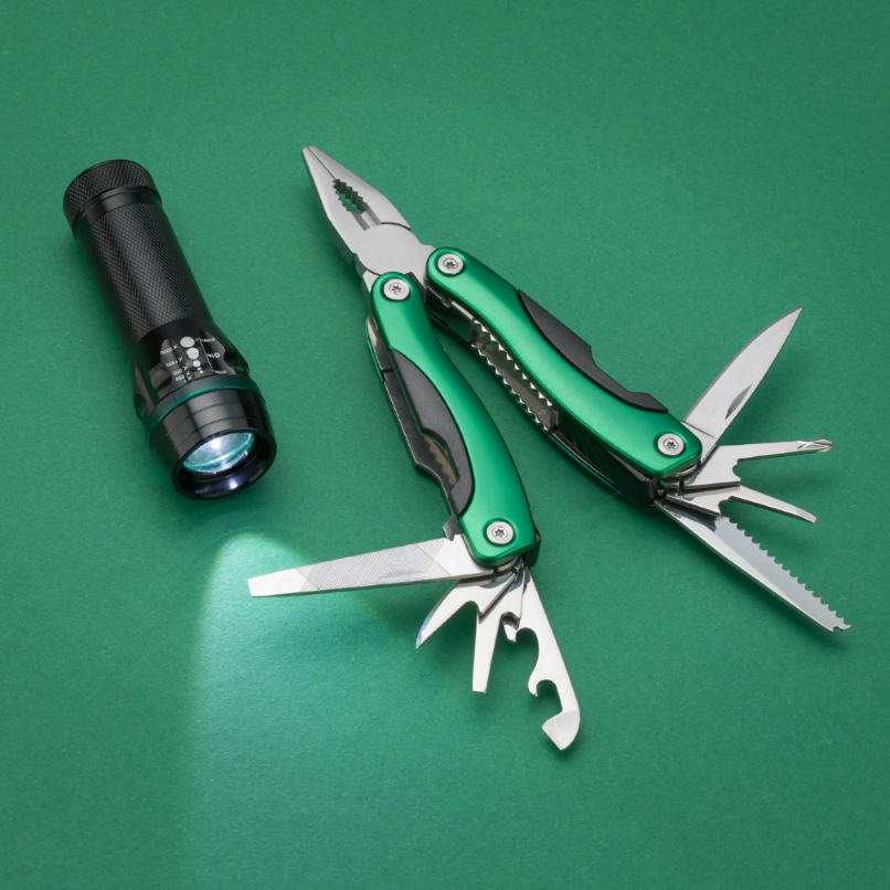 SET COLORADO II: TASCHENLAMPE UND MULTITOOL