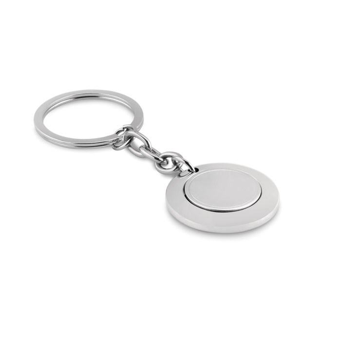 FLAT RING - Schlüsselring mit Münzhalter