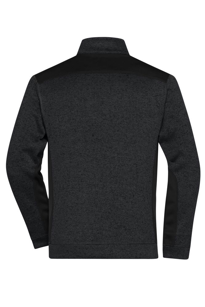 Men's Knitted Workwear Fleece Jacket - STRONG -