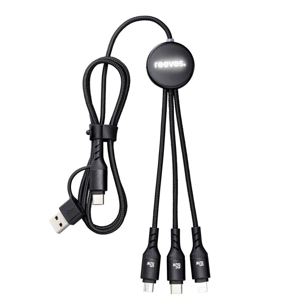 6-in-1 Ladekabel mit Beleuchtung REEVES-PUHALANI LONG