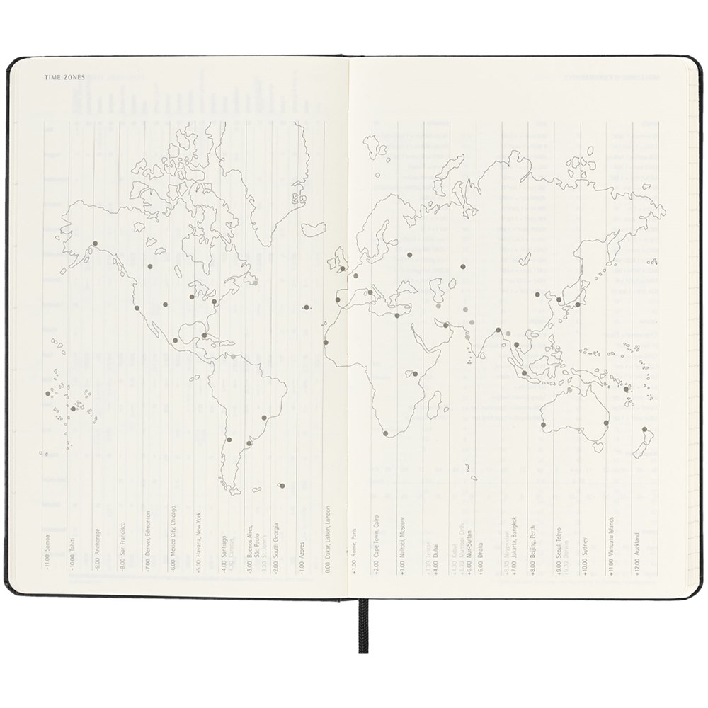 Moleskine Hardcover 12 Monate Wochenkalender L