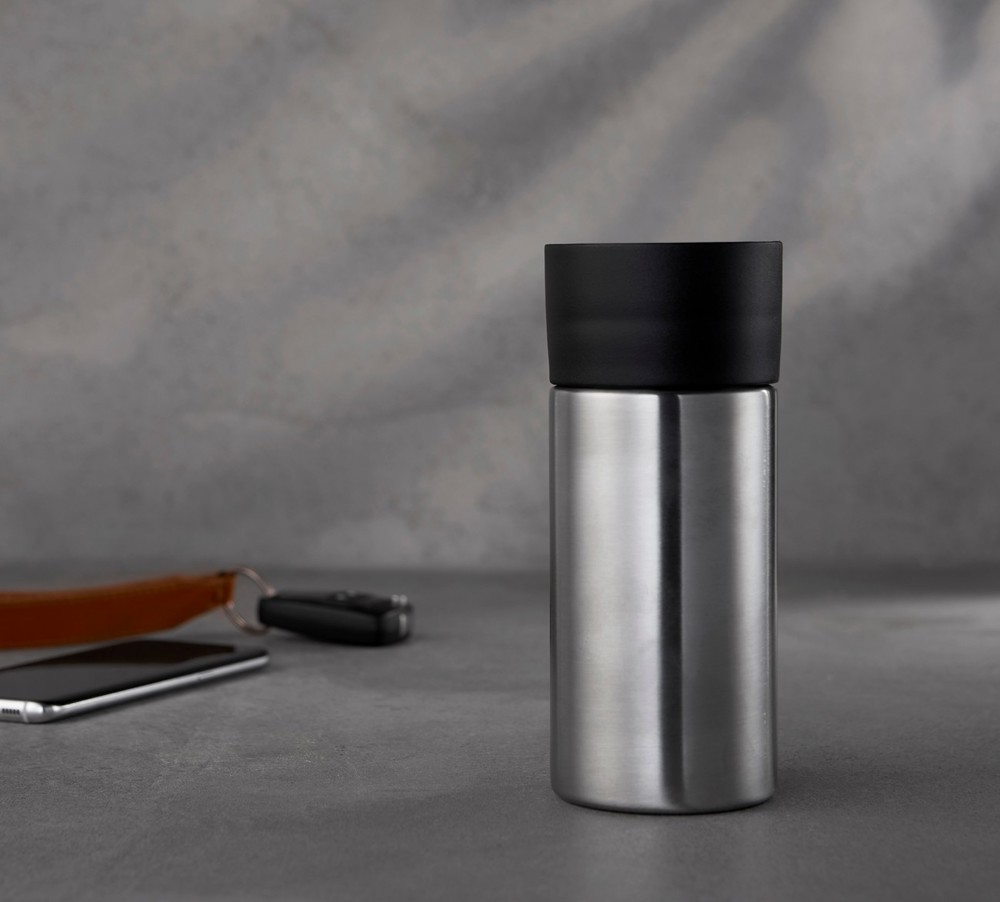 Thermobecher Druckverschluss