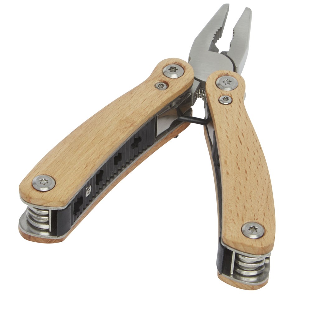 Anderson Mittelgroßes Multitool aus Holz mit 12 Funktionen