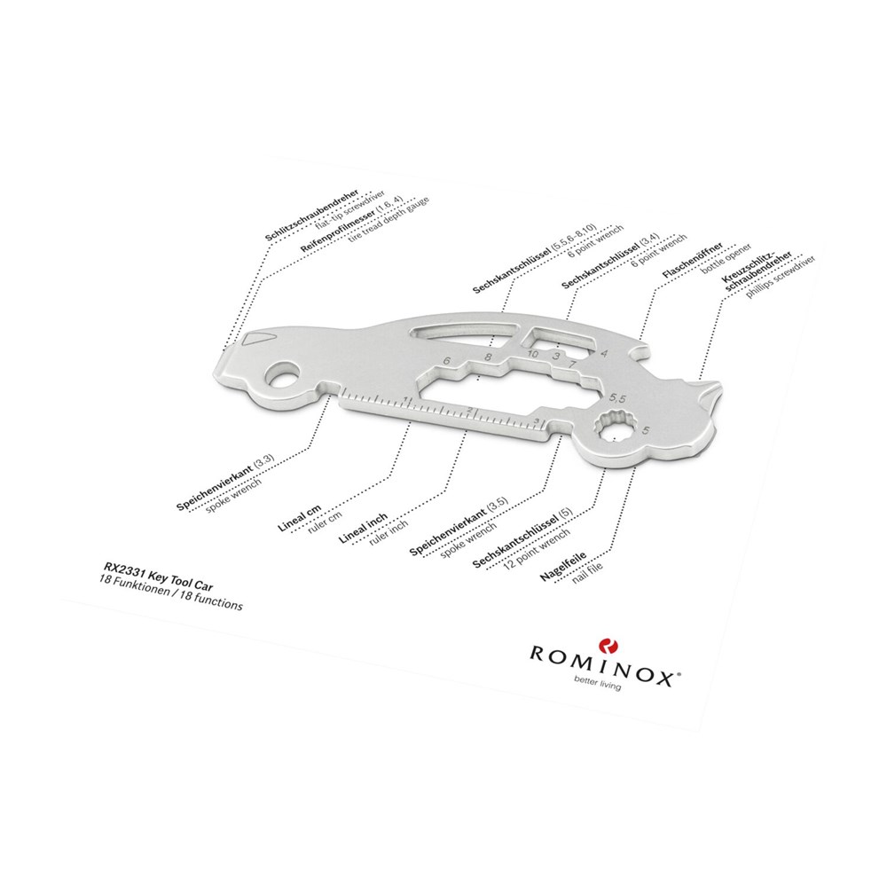 ROMINOX® Key Tool // Car - 18 functions (Auto)