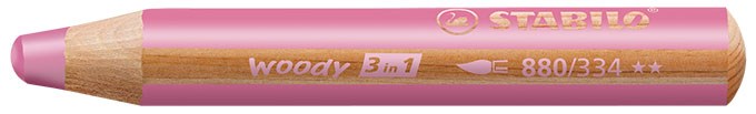 STABILO woody 3 in 1 Farbstift, pink