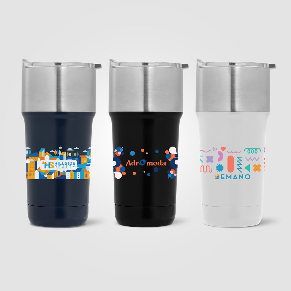 Optimus - 590 ml Edelstahl-Thermobecher mit Keramik-Innenwand - Doppelwandig