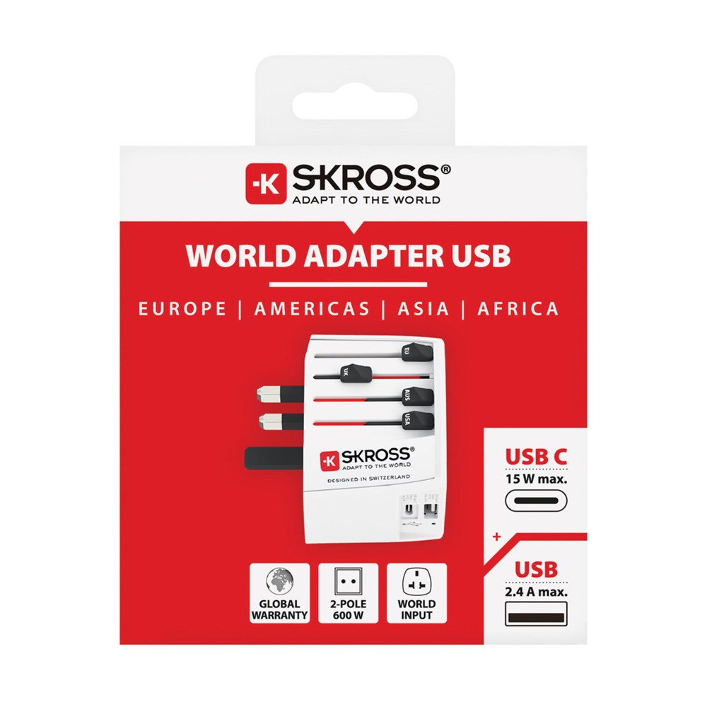 SKROSS MUV USB ( 1 USB-C 1 USB-A)