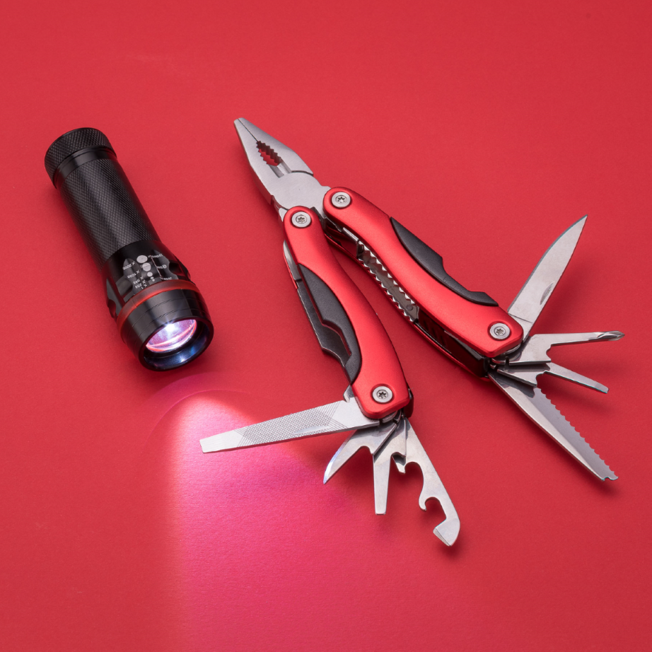 SET COLORADO II: TASCHENLAMPE UND MULTITOOL