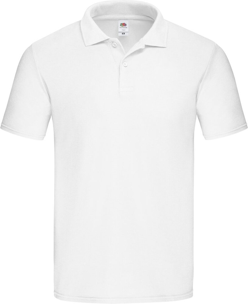 Erwachsene Weiß Polo-Shirt Original