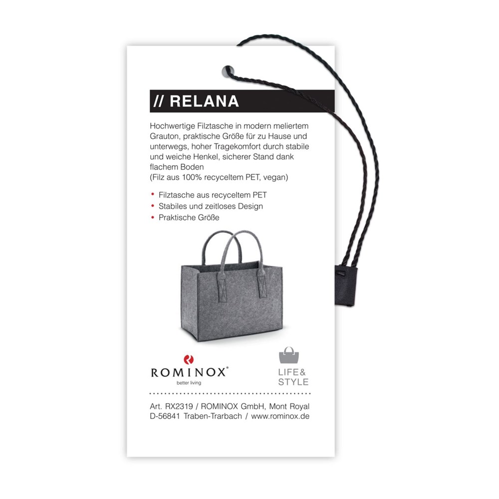 ROMINOX® Vegane Filztasche // Relana