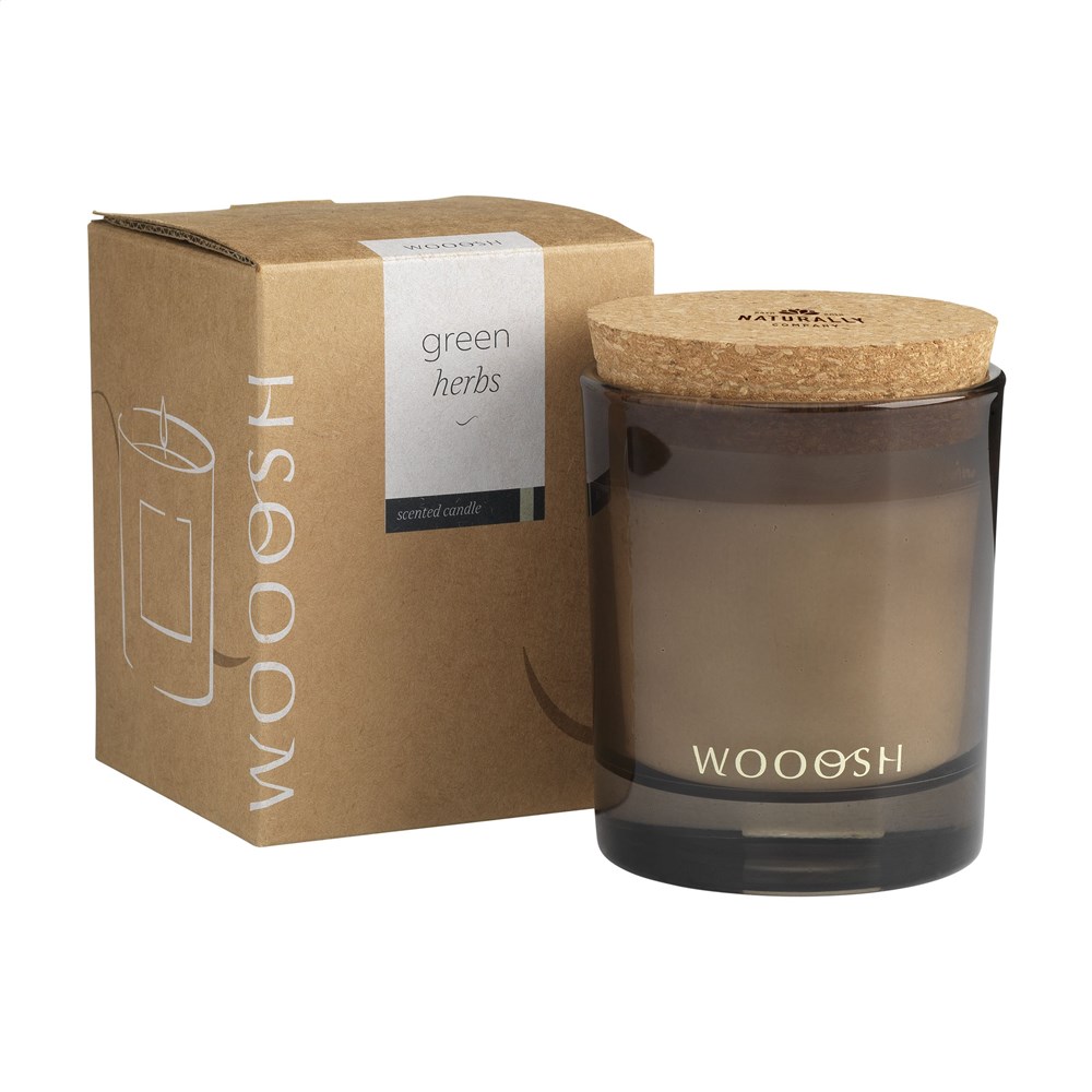 Wooosh Scented Candle Green Herbs Duftkerze