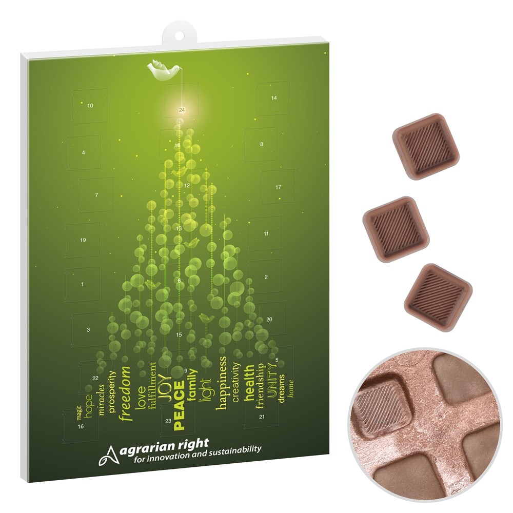 Reinpapier A4 Adventskalender