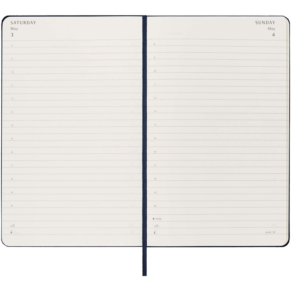 Moleskine Hardcover 12 Monate Tageskalender