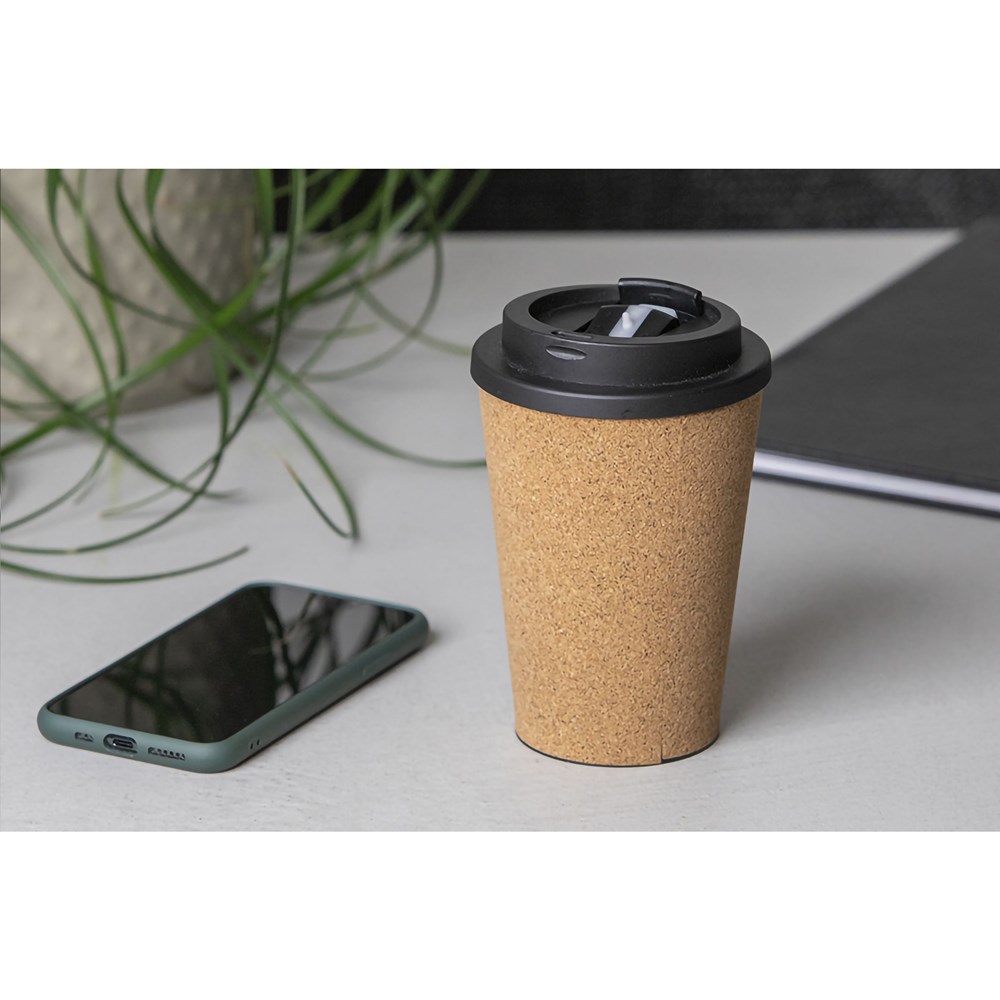 PLA Cork Cup 350 ml Kaffeebecher