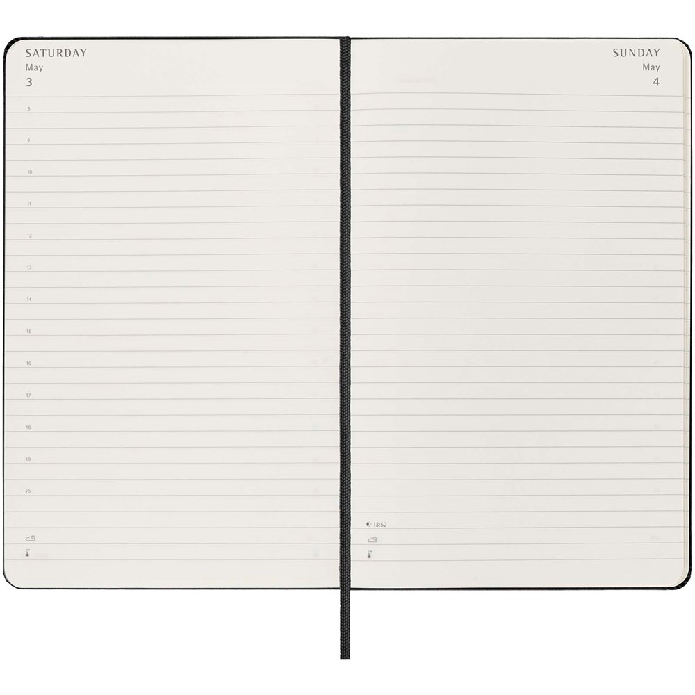 Moleskine Hardcover 12 Monate Tageskalender