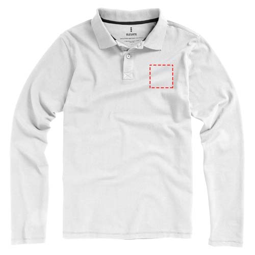 Calgary 180 g/m² Langarm Poloshirt für Herren