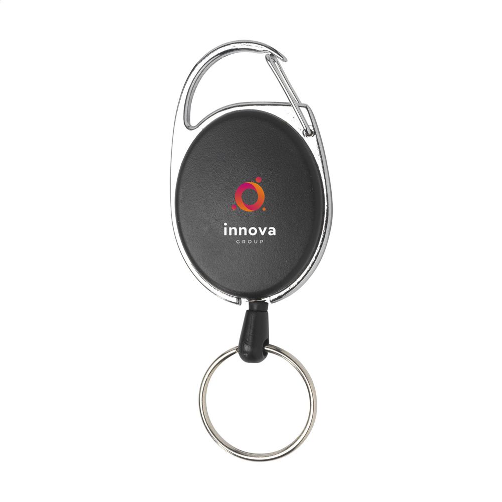 Aspen RollerClip Keychain - schwarz