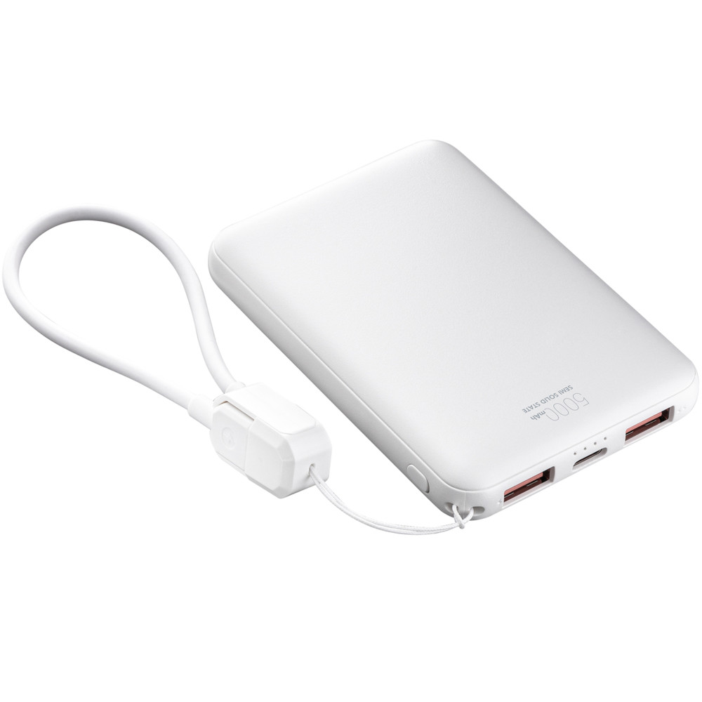 Powerbank REEVES-WATTRON CORE V - weiß / weiß