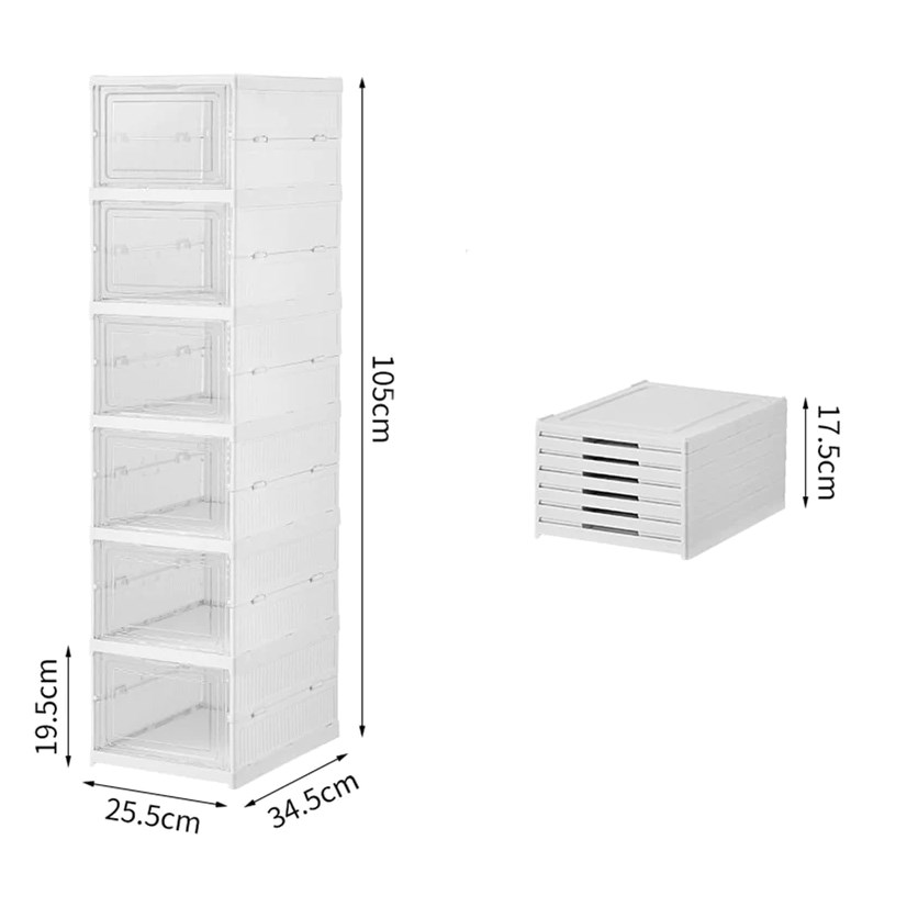 6er-Set Schuhboxen