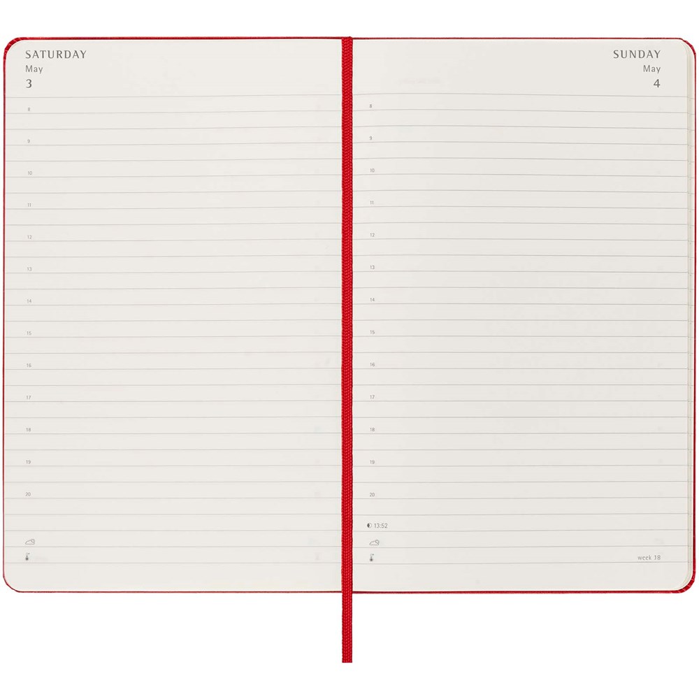 Moleskine Hardcover 12 Monate Tageskalender