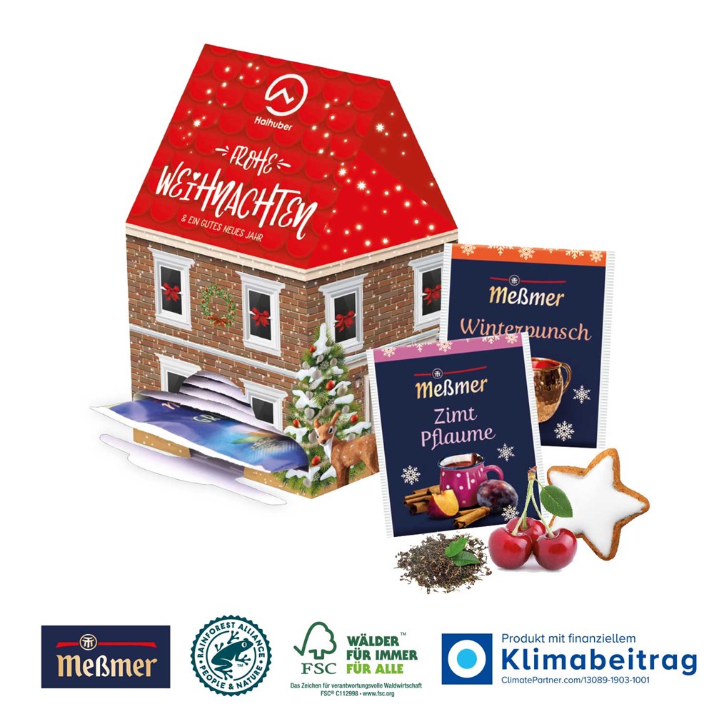 Tee-Haus „Mini“ mit Meßmer Tee